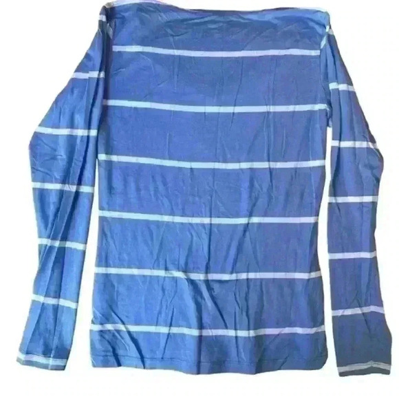 Nike the althletic dept Large blue and white striped shirt like‎ new size Medium - Picture 6 of 6
